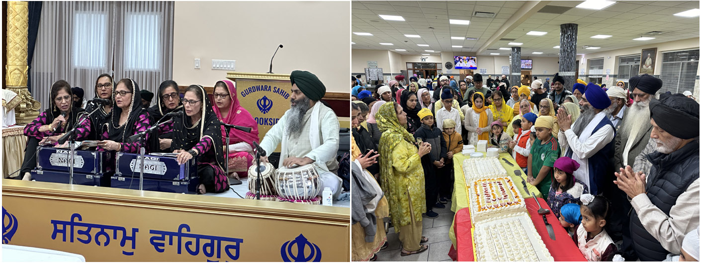 Brookside Sangat celebrates the birth anniversary of Sri Guru Nanak Dev Ji with devotion